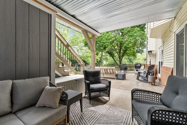 4109 Bridgemont Ln, Lexington, KY 40515 - view of patio with stairs