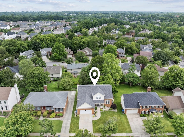 4109 Bridgemont Ln, Lexington, KY 40515 - aerial perspective of suburban area