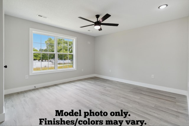 61 Vine St, Corbin, KY 40701 - empty room featuring ceiling fan and wood finished floors