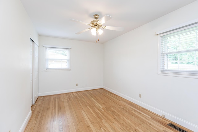 471 Westerfield Way Unit 40503, Lexington, KY 40503 - unfurnished room featuring light wood-style flooring, healthy amount of natural light, and ceiling fan