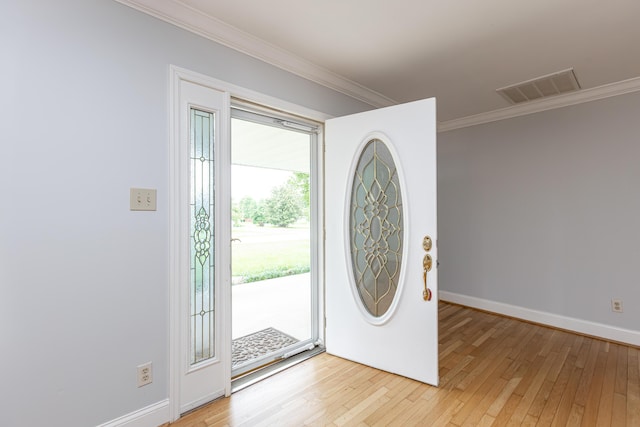 471 Westerfield Way Unit 40503, Lexington, KY 40503 - foyer with crown molding and light wood-style flooring