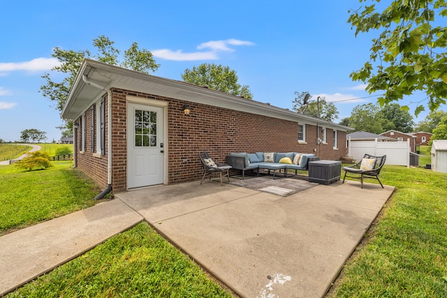 215 New Dixville Rd, Harrodsburg, KY 40330 - view of patio with an outdoor hangout area