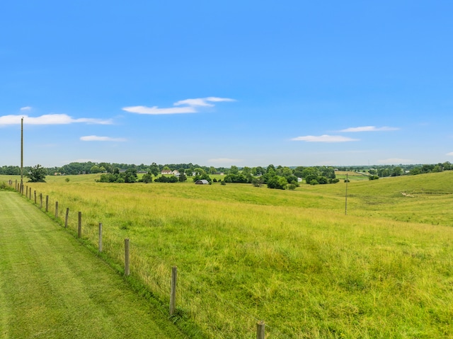 215 New Dixville Rd, Harrodsburg, KY 40330 - view of yard featuring a view of rural / pastoral area