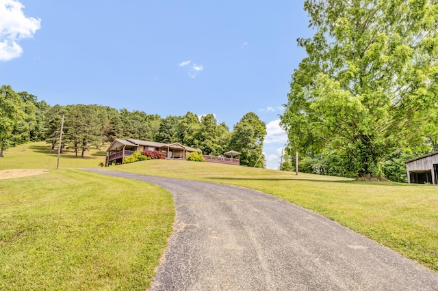 72 Blevins Ln, Vanceburg, KY 41179 - view of front of house with a front yard and driveway