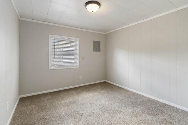 1751 Piney Grove Rd, Somerset, KY 42501 - carpeted spare room featuring ornamental molding and electric panel