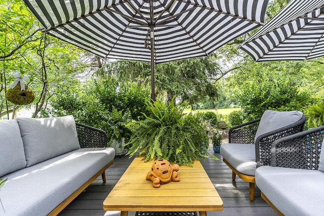 1107 Zoeller Ct, Lexington, KY 40511 - wooden terrace featuring an outdoor living space