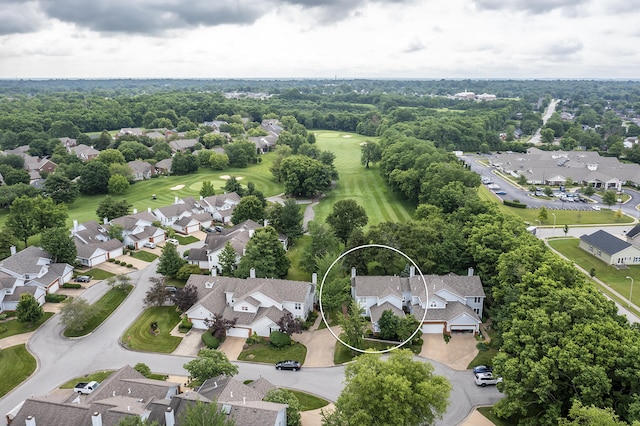 1107 Zoeller Ct, Lexington, KY 40511 - aerial perspective of suburban area with a golf course