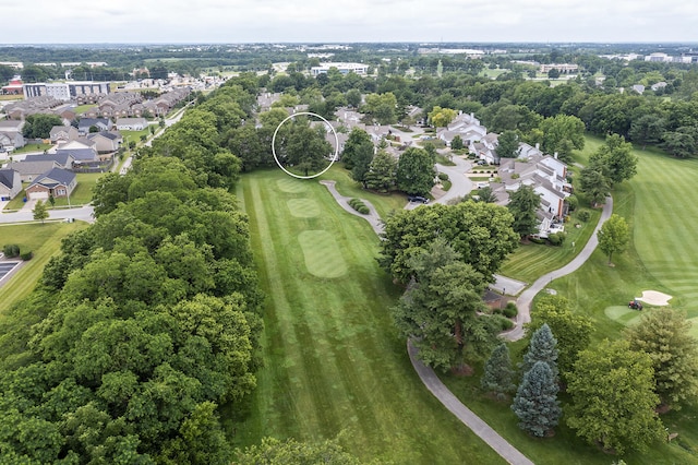 1107 Zoeller Ct, Lexington, KY 40511 - aerial overview of property's location with a golf club and nearby suburban area