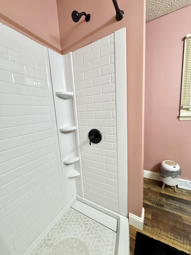 190 Keeneland Trl, Corbin, KY 40701 - full bathroom with wood finished floors and a stall shower