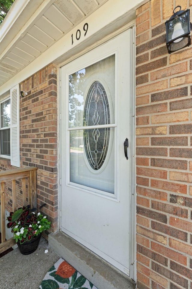 109 Creekstone Ct, Frankfort, KY 40601 - view of exterior entry with brick siding