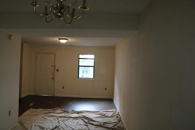 382 W Main St, Carlisle, KY 40311 - entryway featuring a chandelier and wood finished floors