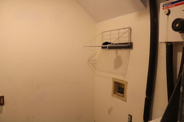 382 W Main St, Carlisle, KY 40311 - washroom featuring washer hookup and a textured ceiling