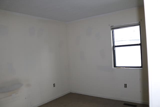 382 W Main St, Carlisle, KY 40311 - spare room featuring crown molding and carpet