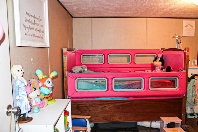 610 Freeman Branch Rd, East Bernstadt, KY 40729 - bedroom featuring a textured ceiling