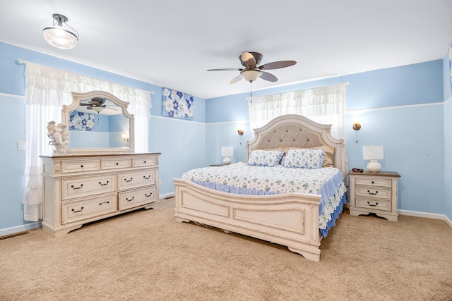 1809 Pine Top Rd, London, KY 40741 - bedroom featuring light carpet and a ceiling fan