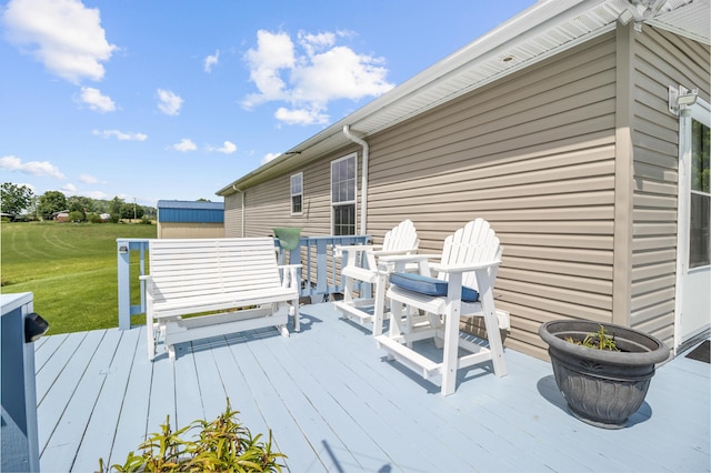 1809 Pine Top Rd, London, KY 40741 - wooden deck featuring a yard