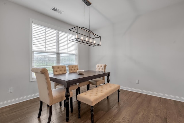 1912 Tidewater Flt, Lexington, KY 40509 - dining space featuring a chandelier and dark wood finished floors