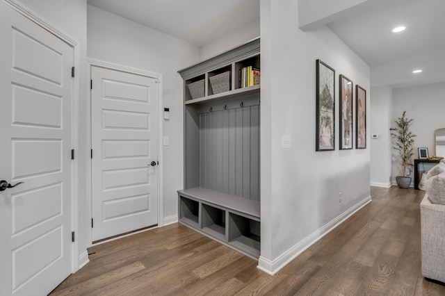 1912 Tidewater Flt, Lexington, KY 40509 - mudroom featuring wood finished floors and recessed lighting