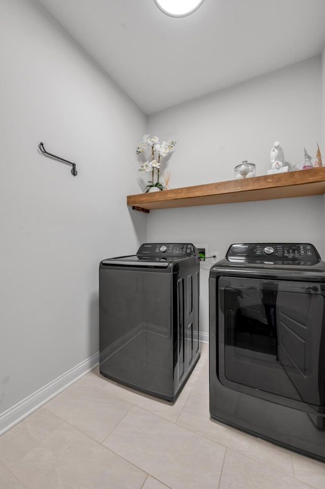 1912 Tidewater Flt, Lexington, KY 40509 - laundry room with independent washer and dryer and light tile patterned flooring