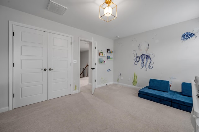1912 Tidewater Flt, Lexington, KY 40509 - unfurnished room with an upstairs landing and carpet