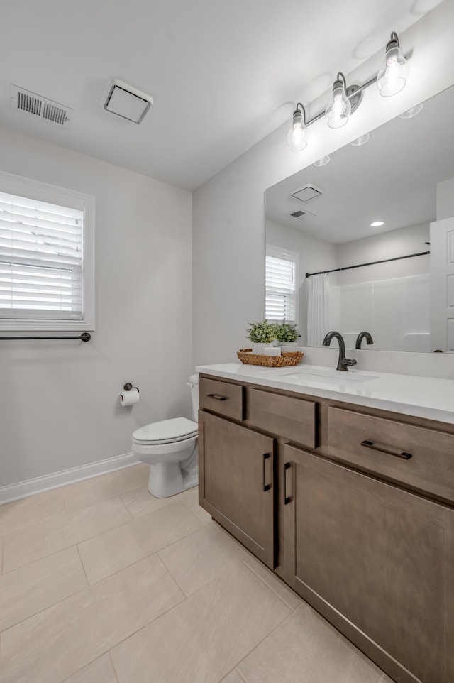 1912 Tidewater Flt, Lexington, KY 40509 - full bath with vanity, a shower with curtain, and tile patterned floors
