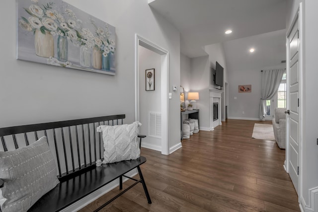 1912 Tidewater Flt, Lexington, KY 40509 - hallway featuring wood finished floors and recessed lighting