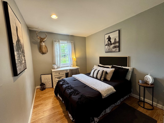 120 Lanetown Rd, Nancy, KY 42544 - bedroom with wood finished floors and recessed lighting