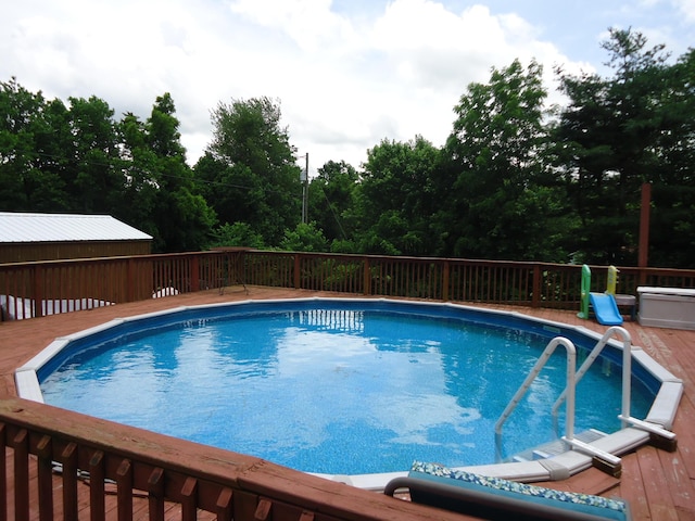 407 Autumn Dr, Lancaster, KY 40444 - view of pool featuring a deck