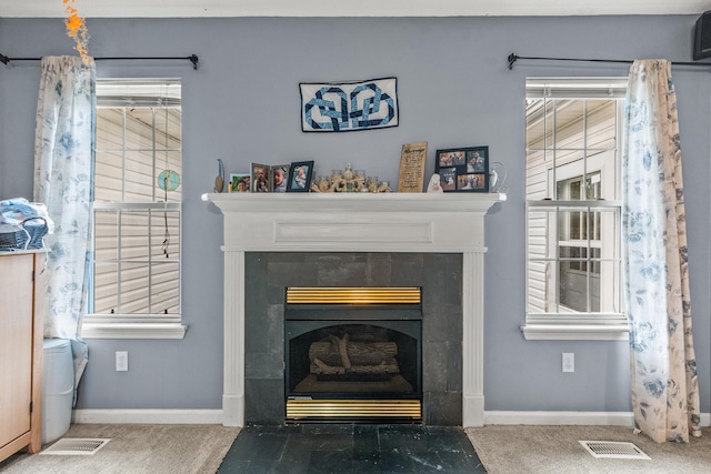 332 Weslyn Way, Nicholasville, KY 40356 - detailed view of a fireplace and carpet flooring
