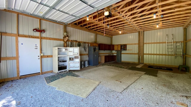 2240 Denny Ridge Rd, Nancy, KY 42544 - garage with a garage door opener