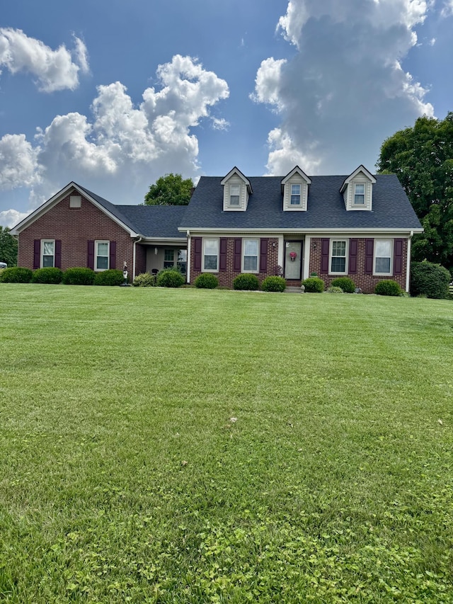 4295 Vince Rd, Nicholasville, KY 40356 - view of front of house featuring a front lawn, brick siding, and roof with shingles
