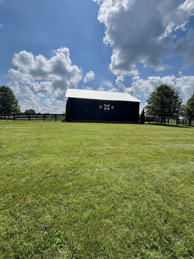 4295 Vince Rd, Nicholasville, KY 40356 - view of yard with an outbuilding and a rural view