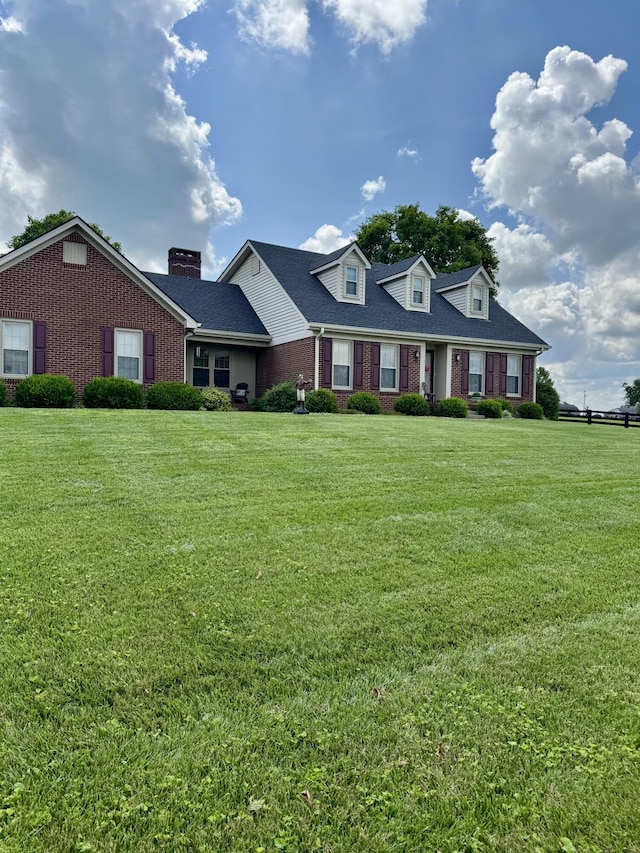4295 Vince Rd, Nicholasville, KY 40356 - view of front facade with brick siding and a front yard