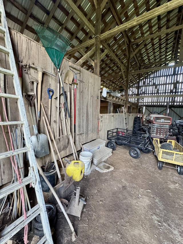 4295 Vince Rd, Nicholasville, KY 40356 - miscellaneous room featuring vaulted ceiling