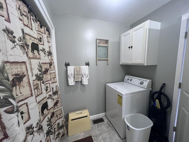 195 Copperhead Rd, Corbin, KY 40701 - laundry room featuring washer / dryer and cabinet space