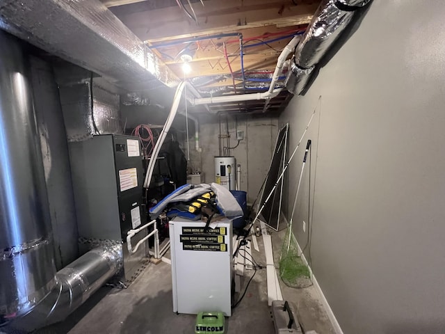 195 Copperhead Rd, Corbin, KY 40701 - unfinished below grade area featuring water heater