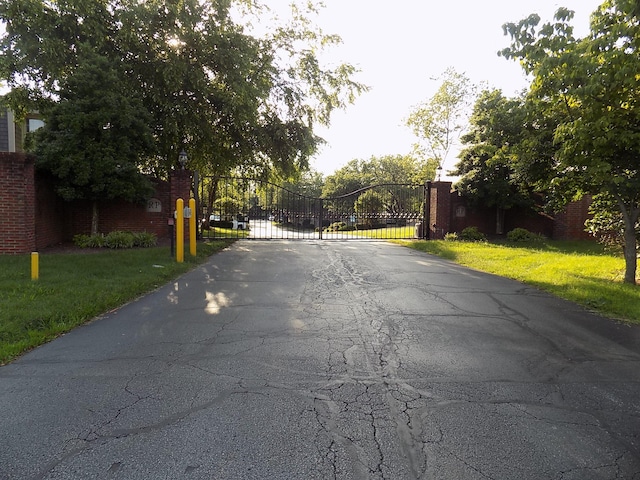 131 Regency Point Path, Lexington, KY 40503 - view of asphalt street featuring a gate and a gated entry