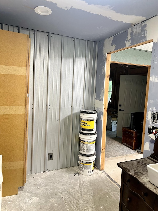 852 Buck Creek Cir, Somerset, KY 42501 - bedroom with concrete floors