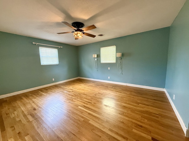 123 Hillandale Dr, Somerset, KY 42501 - spare room with ceiling fan and wood finished floors