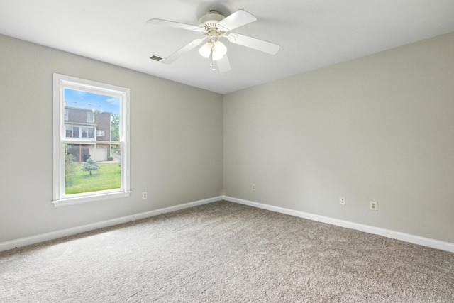 4433 River Ridge Rd, Lexington, KY 40515 - carpeted empty room featuring baseboards and a ceiling fan