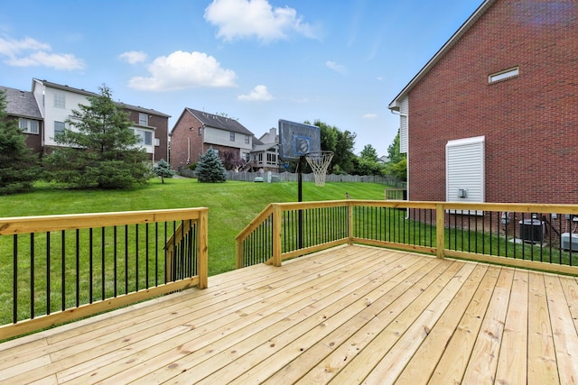 4433 River Ridge Rd, Lexington, KY 40515 - deck featuring a lawn and a residential view