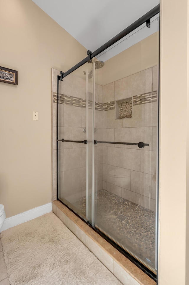 2609 Idlewood Dr, Lexington, KY 40513 - full bathroom with a stall shower and tile patterned floors