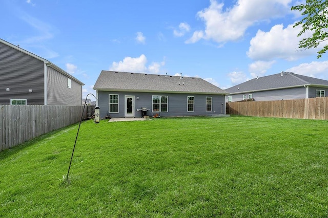 117 Mcafee Dr, Nicholasville, KY 40356 - rear view of house with a patio and a fenced backyard