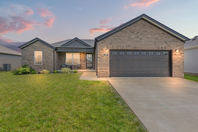 309 Memory Ln, Richmond, KY 40475 - single story home featuring brick siding, driveway, and a lawn