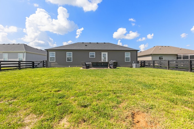 309 Memory Ln, Richmond, KY 40475 - back of house featuring a fenced backyard and a patio area