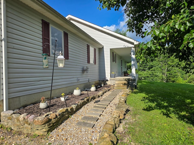 1445 Bastin Creek Rd, Kings Mountain, KY 40442 - view of property exterior featuring a yard