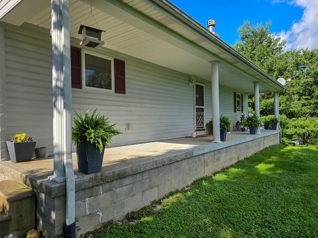 1445 Bastin Creek Rd, Kings Mountain, KY 40442 - view of side of property featuring a porch and a lawn
