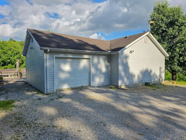 1445 Bastin Creek Rd, Kings Mountain, KY 40442 - view of property exterior featuring driveway and an attached garage