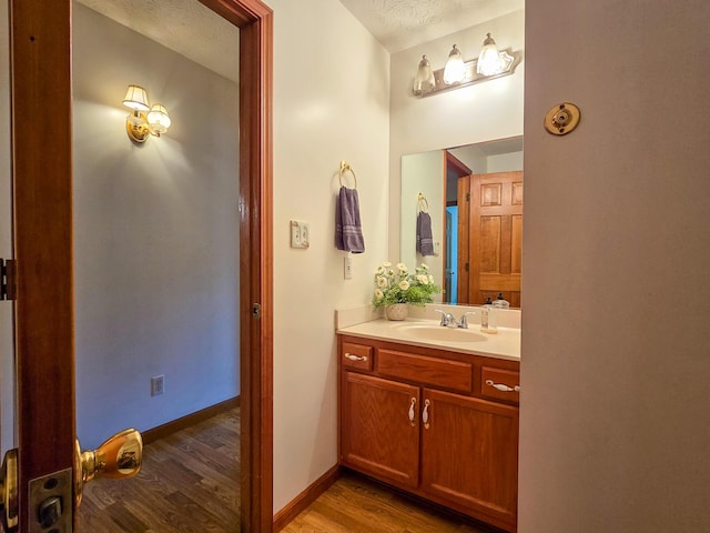 1445 Bastin Creek Rd, Kings Mountain, KY 40442 - bathroom with wood finished floors and vanity