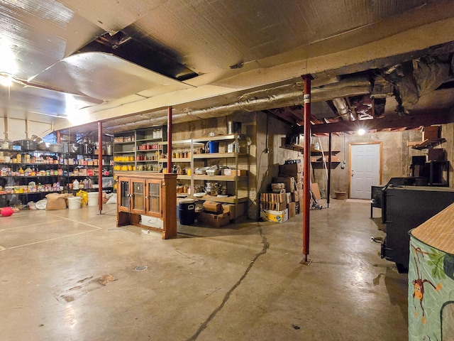 1445 Bastin Creek Rd, Kings Mountain, KY 40442 - view of unfinished basement